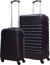 Quadrant 2 delige ABS Kofferset (XL + S) - Zwart