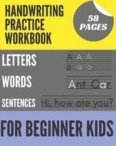 HANDWRITING practice workbook for KIDS