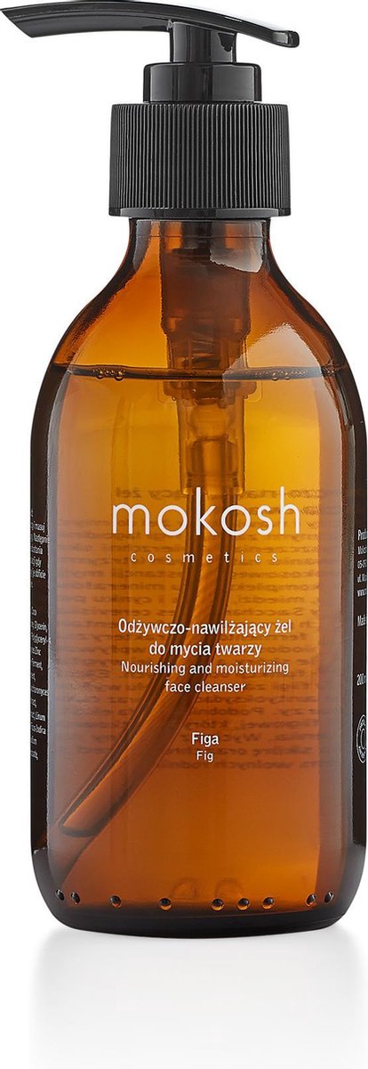 Mokosh | Nourishing and Moisturizing Face Cleaner Fig | Natuurlijke Gezichtsreiniger | Voedende en Hydraterende Reinigingsgel met Vijg | 200 ml