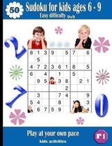 Sudoku for kids Ages 6-9 easy difficulty