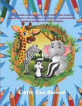 Little Zoo Animal - This adorable coloring book is filled with a wide variety of animals to color