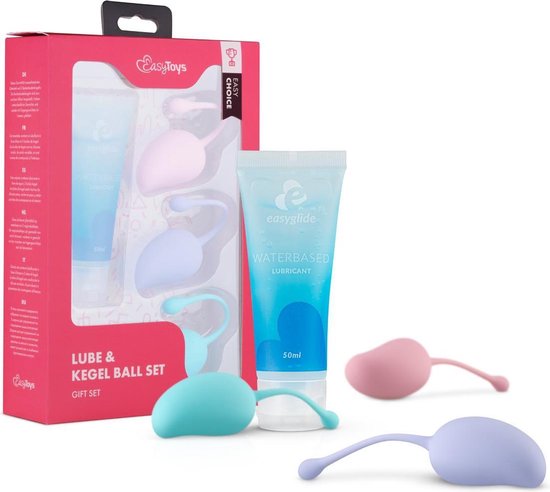 Easy Choice Kegel Training Set met Easyglide Glijmiddel