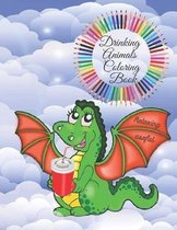 Drinking Animals Coloring Book