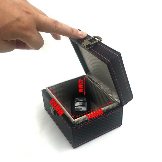 Ironstripe Faraday Box Voor Autosleutel | Extra Large 19 X 12 X 9 Cm Anti Diefstal Kluis Keyless Entry Signaalblokkering Anti Inbraak Box Voor Autobeveiliging Plus Rfid Beschermhoes Elektrisch Geleiden