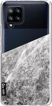 Casetastic Samsung Galaxy A42 (2020) 5G Hoesje - Softcover Hoesje met Design - Marble Transparent Print