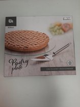 Mooie glazen onderzetter voor een taart