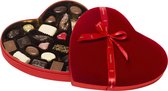 Chocolade Cadeau | Leonidas Fluwelen Hart | Gevuld met 25 Leonidas Bonbons