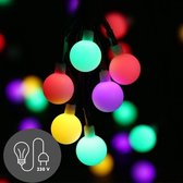 J-Pro Blurry 100 Color Lichtsnoer Buiten op Netstroom - Tuinverlichting LED - Buiten Lichtslinger - 100 LEDs Tuinverlichting Met Stekker - 15+2m - ø2,5cm
