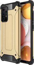 Fonu Hybrid Armor Backcover hoesje Samsung A52s - A52 Goud