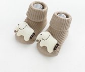 Baby Sokken - Olifant - Zachte Schattige Baby Sokken - 0 t/m 6 maanden - XS