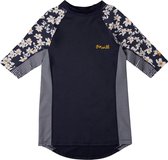 O'Neill - UV Zwemshirt voor meisjes - Longsleeve - Print - Donkerblauw - maat 104cm
