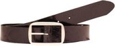 Dames riem leer 3,5 cm Zwart, bandmaat 095