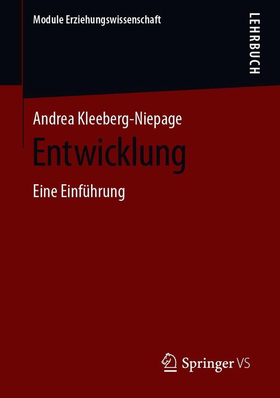 Module Erziehungswissenschaft 2 - Entwicklung - cover