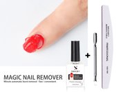 SMACKV® Premium Magic Gellak Remover + Professionele Wasbare Nagelvijl - Eenvoudig Gel Polish verwijderen - Shellac Nagellak remover 15ML