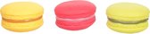 Hondenaccessoire Vinyl Macaron - 7 cm - Willekeurig - 7 x 7 x 4 cm