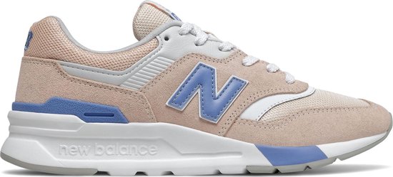 New Balance Sneakers - Maat 37.5 - Vrouwen - roze (beige)/blauw/licht grijs  | bol.com