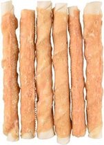 Zooselect Hondensnack R'Hide Kip Wrapped Stick 15 cm 6 stuks