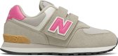 New Balance Sneakers - Maat 34.5 - Vrouwen - grijs/roze/wit