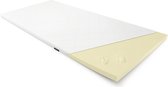 Perfectmatras Traagschuim topper 90x190  – Matrastoppers Nasa Memory Schuim –  Wasbare Hoes Met Aloë Vera – Sleepwell