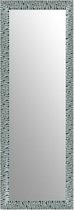 Spiegel Modern Zilver Wit 53x143 cm – Malia – Spiegel Hal – wand spiegels – wandspiegel – Perfecthomeshop