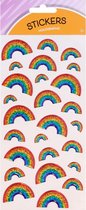 Holografische stickers "Regenboogjes"