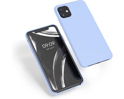 kwmobile phone case for Apple iPhone 11 - Coque avec revêtement en silicone - Coque pour smartphone en bleu clair mat