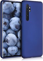 étui pour téléphone kwmobile pour Xiaomi Mi Note 10 Lite - Étui pour smartphone - Coque arrière en bleu métallisé