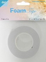 Joy! Crafts Foam Tape 5mm breed 2m lang en 1,5mm dik