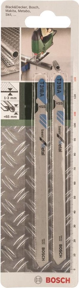 Bosch - Decoupeerzaagblad HSS, T 318 A Basic for Metal