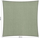 Shadow Comfort® Vierkantige schaduwdoek - UV Bestendig - Zonnedoek - 500 x 500 CM - Moonstone Green