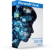 Livedrive Cloud Backup Storage 250 GB - 3 mobiele apparaten - iOS/Android - 1 jaar - abonnement