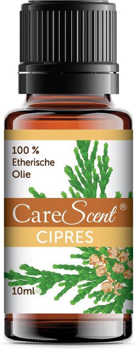 Goedkoopste CareScent Cipres Olie - Etherisch - Aromatherapie - Essentiële Olie - Geur Aroma Diffuser - 10 ml