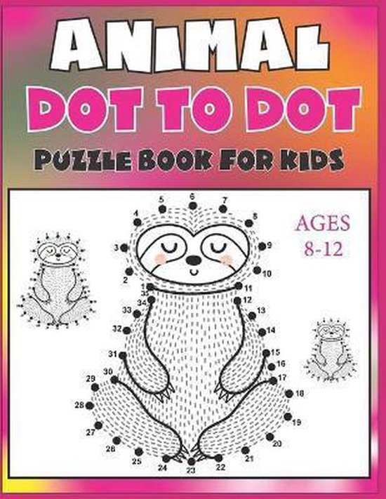 Animal Dot To Dot Puzzle Book For Kids Ages 812, Nazma Publishing