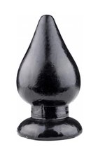 XXLTOYS - Pancrates - XXL Plug -  Inbrenglengte 16 X 9.2 cm - Black - Uniek design Buttplug - Stevige Anaal plug - voor Diehards only - Made in Europe