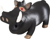 Hondenspeelgoed Latex Everzwijn Stuffed - 25 cm - Zwart - 25 x 8.5 x 12 cm
