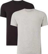 Nike Crew Neck Shirt T-shirt - Mannen - zwart/grijs