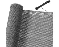 DETEX Schuttingdoek 120x1000cm – Scheurvast Weerbestendig - Antraciet