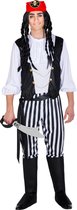 dressforfun - Herenkostuum piraat Captain Stijfbeen M - verkleedkleding kostuum halloween verkleden feestkleding carnavalskleding carnaval feestkledij partykleding - 300697