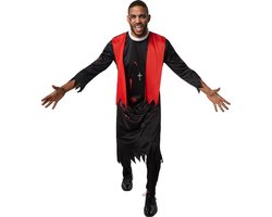 dressforfun - Griezelige pastoor L - verkleedkleding kostuum halloween verkleden feestkleding carnavalskleding carnaval feestkledij partykleding - 302277