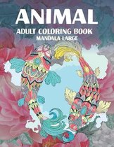 Adult Coloring Book Mandala Large - Animal