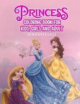 Princess Coloring Book For Kids, Girls And Adult (Unofficial)