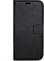 LC.IMEEKE Kunstleren Book Case Portemonnee Pasjes Hoesje Geschikt voor iPhone 12 Pro Max - Zwart
