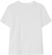 MOOI! Company - Los vallend basis T-shirt - Dames Top - NICKY - Kleur Wit - L