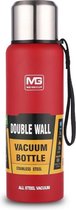 Thermo Master MasterBottle - Thermosfles - 1 Liter - RVS - Rood