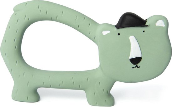 Trixie natuurrubber grijpspeeltje | Mr. Polar Bear | Natural Rubber Grasping Toy | Bijtring | Speelgoed