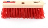 Vero Bezem FSC Hout Kunstvezel Rood 27,5Cm