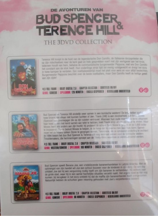 De Avonturen van Bud Spencer en Terence Hill 3 dvd collection (Dvd), Bud Spencer Dvd