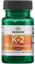 Swanson Health Vitamin K 2 50mcg 30 softgels Swanson