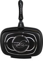 Platinum Double grill pan 32cm - DADG32 - Zwart