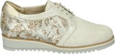 Verhulst 7340B - Volwassenen Dames veterschoenen - Kleur: Wit/beige - Maat: 36